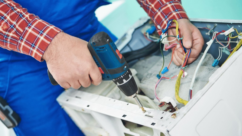 Yunusemre Profilo Profilo çamaşır makinesi kart tamiri – Su almama arızası orijinal parça ile giderildi. - Teknik servis örneği
